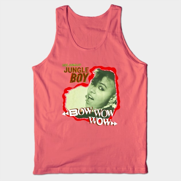 Bow Wow Wow Jungle Boy RARE Tank Top by Pop Fan Shop